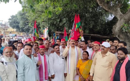 शाहजहाँपुर न्यूज़: सपा ने अनुसूचित जाति जनजाति सामाजिक संगठन के भारत बन्द का समर्थन किया। 