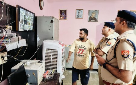 यूपी पुलिस भर्ती परीक्षा: एसपी ने किया परीक्षा केंद्रों का निरीक्षण, आवश्यक निर्देश दिए
