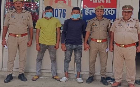 हरदोई: गिरोह बनाकर लूट करने वाले 2 अभियुक्त गिरफ्तार