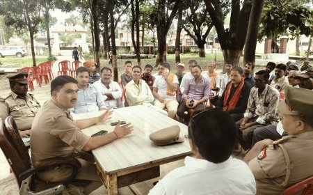 हरदोई: जिले के सभी थानों में पीस कमेटी की बैठक आयोजित, एसपी द्वारा शांति व कानून-व्यवस्था बनाए रखने की ओर एक और कदम