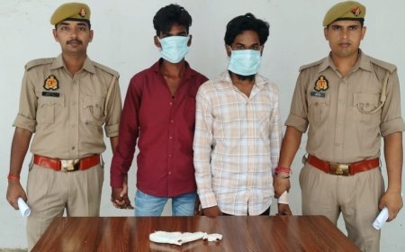 हरदोई: अवैध तमंचे के साथ 2 गिरफ्तार