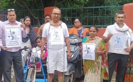 कानपुर से लखनऊ मुख्यमंत्री आवास तक बेडियां पहन कर पद यात्रा की तैयारी पूरी