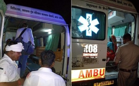 शाहजहांपुर आईएनए न्यूज़: तीर्थ यात्रियों को लेकर हरिद्वार जा रही बस सांड से टकराने से पलटी। 