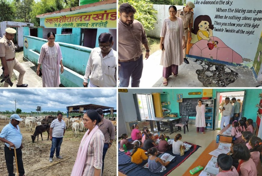 हरदोई न्यूज़: अनियमितता देख भड़कीं मुख्य विकास अधिकारी- ग्राम पंचायत अधिकारी को निलम्बित कर उनके विरूद्ध आवश्यक कार्यवाही के दिए निर्देश। 