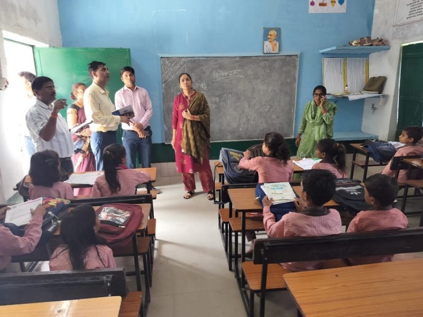 हरदोई न्यूज़: मुख्य विकास अधिकारी ने किया निरीक्षण- शिथिल पर्यवेक्षण हेतु खण्ड शिक्षा अधिकारी माधौगंज को कारण बताओ नोटिस। 