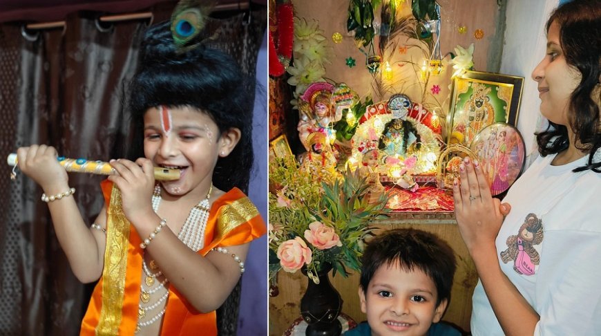 हरदोई आईएनए न्यूज़: धूमधाम से मनाई गई जन्माष्टमी,रात्रि 12 बजे हुआ जन्मोत्सव। 