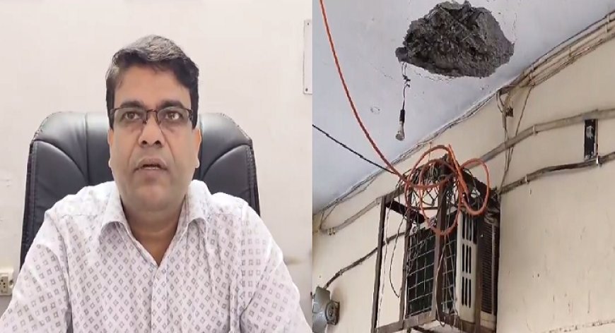 सम्भल आईएनए न्यूज़: एआरटीओ ऑफिस पर गिरी बिजली, पाँच लाख का नुकसान। 