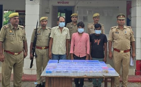 हरदोई: पिहानी व मझिला पुलिस की संयुक्त कार्रवाई में पकड़े गए शातिर चोर, भारी मात्रा में बरामदगी