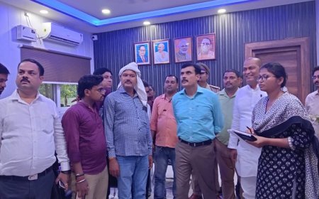 हरदोई आईएनए न्यूज़: जिलाधिकारी ने किया विकास खण्ड शाहाबाद का निरीक्षण।