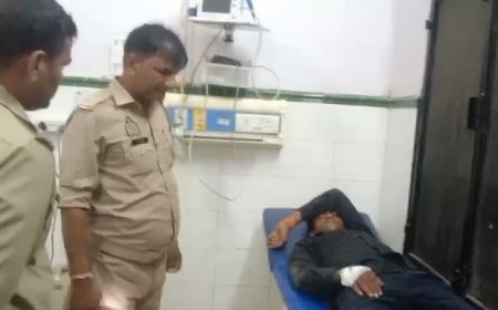 सम्भल: पुलिस और बदमाश की मुठभेड़, घायल बदमाश को पुलिस ने पकड़ा