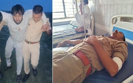 शाहजहांपुर आईएनए न्यूज़: पुलिस मुठभेड़ में गौकशी तस्कर गिरफ्तार। 