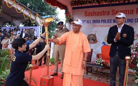 Lucknow News: मुख्यमंत्री योगी आदित्यनाथ ने 73वें अखिल भारतीय पुलिस रेसलिंग कलस्टर का किया शुभारंभ।