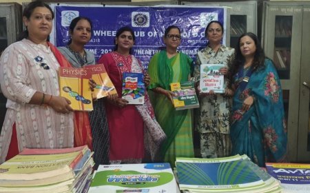 Hardoi News: इनर व्हील क्लब हरदोई डी ओ डी ने पुस्तकालय में किया पुस्तकों का दान। 