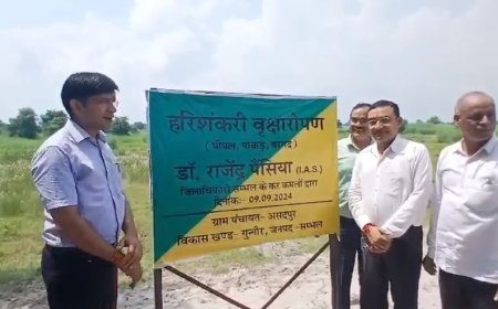 Sambhl news: सम्भल डीएम का देखने को मिला प्रकृति प्रेम। 