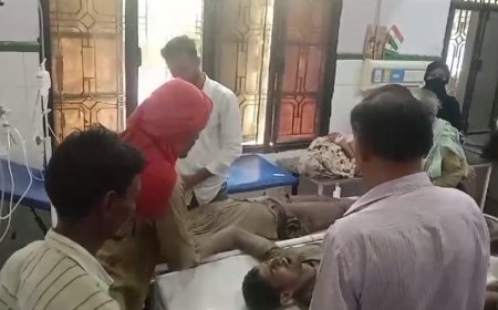 Sambhal News: दो भाइयों सहित मिस्त्री हाइटटेंशन लाइन की चपेट में आकर झूलसे। 