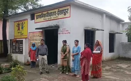 Bijnor News: स्कूल में गुलदार- गाँव के सरकारी प्राथमिक स्कूल में अचानक दीवार फाँदकर घुसा गुलदार। 
