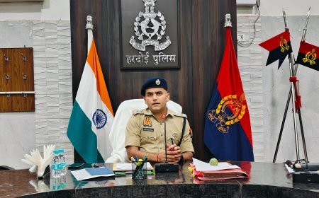 Hardoi: एसपी का निर्देश- शिकायतों पर त्वरित कार्यवाही हो, अपराधों पर रहे नियंत्रण