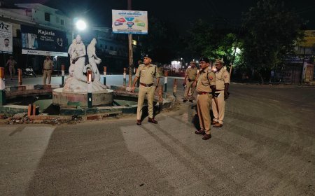 Hardoi: एसपी ने शहर का लिया जायजा, पुलिस को निर्देश दिए