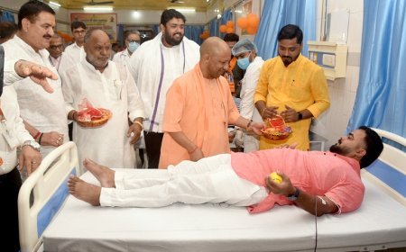 प्रधानमंत्री नरेंद्र मोदी के 74वें जन्मदिवस पर कई आयोजनों में शामिल हुए मुख्यमंत्री योगी आदित्यनाथ।