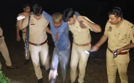 Hathras News: जंक्शन पुलिस की पशु चोरों से हुई मुठभेड़, तीन पशु चोर गिरफ्तार, एक चोर हुआ घायल, जिला अस्पताल में भर्ती। 