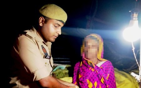 Hardoi: एसपी 'नीरज' ने दूर किया महिला के घर का 'अंधेरा', एसपी के द्वार पहुंचने पर निःसहाय महिला को मिला सहारा