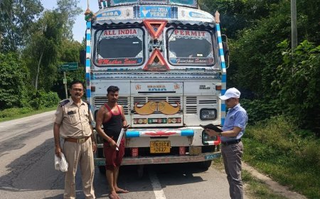 Pilibhit News: एआरटीओ ने चलाया चेकिंग अभियान, दो वाहनों के किया सीज सात वाहनों काटे चालान। 