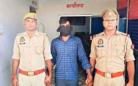 Hardoi: दुष्कर्म व धमकी देने के मामले में एक हिरासत में