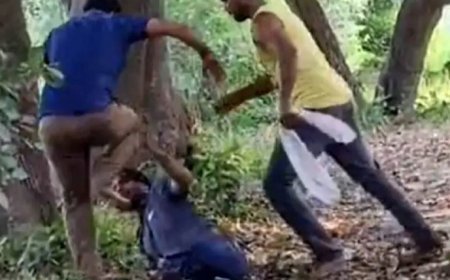 युवक को निर्वस्त्र कर बुरी तरह से पीटने का वीडियो वायरल, पुलिस आरोपियों की तलाश में जुटी