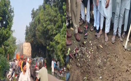 Bijnor News: बिजनौर के कब्रिस्तान में क़ब्र से सर गायब, परिवार ने की कार्रवाई की मांग।