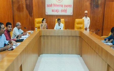 Hardoi News: सम्बंधित अधिकारी बैठक में स्वयं प्रतिभाग करना सुनिश्चित करें: जिलाधिकारी