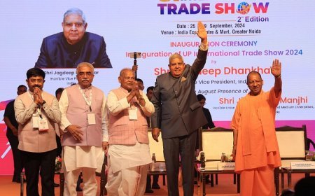 सीएम योगी आदित्यनाथ ने यूपी इंटरनेशनल ट्रेड शो-2024 के उद्घाटन समारोह को किया संबोधित  
