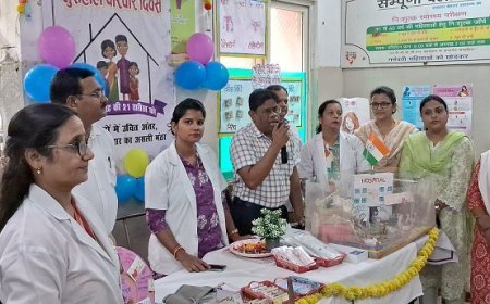 Hardoi News: गर्भनिरोधक दिवस पर आयोजित हुआ कार्यक्रम- बच्चों द्वारा नुक्कड़ नाटक के माध्यम से परिवार नियोजन के बारे मे किया जागरूक। 