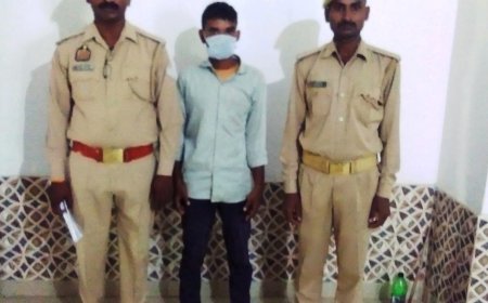 Hardoi: अवैध तमंचे के साथ पुलिस ने पकड़ा