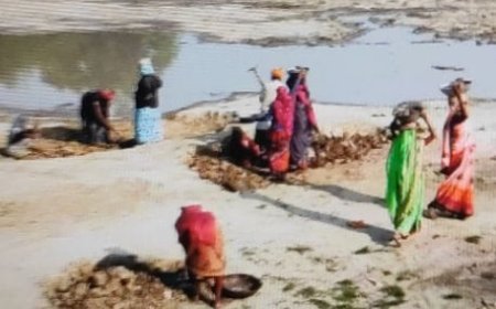 Ayodhya: बारिश में भी मनरेगा का चल रहा कार्य, ऑनलाइन रिकॉर्ड में सब चकाचक