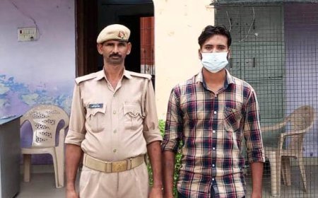 Hardoi: गाली-गलौज व मारपीट के आरोप में गिरफ्तार