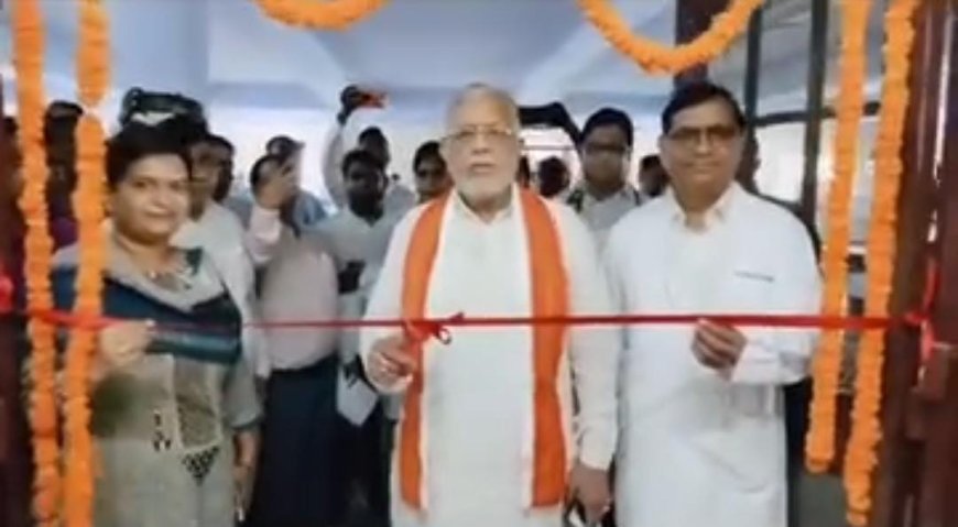 शाहजहांपुर: वित्त मंत्री ने 38 बेड के वार्ड का फीता काटकर उद्घाटन किया