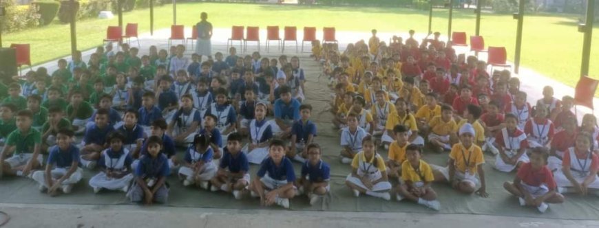 शाहजहांपुर: गैरिसन स्कूल के बच्चो को सुनाई गई पंचतंत्र की कहानियां