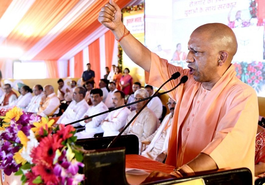 Those who have divided society in the name of caste bow down to rioters: CM Yogi
