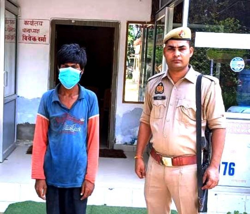 हरदोई: धारदार हथियार से गला काटकर हत्या करने के मामले में मुख्य आरोपी गिरफ्तार