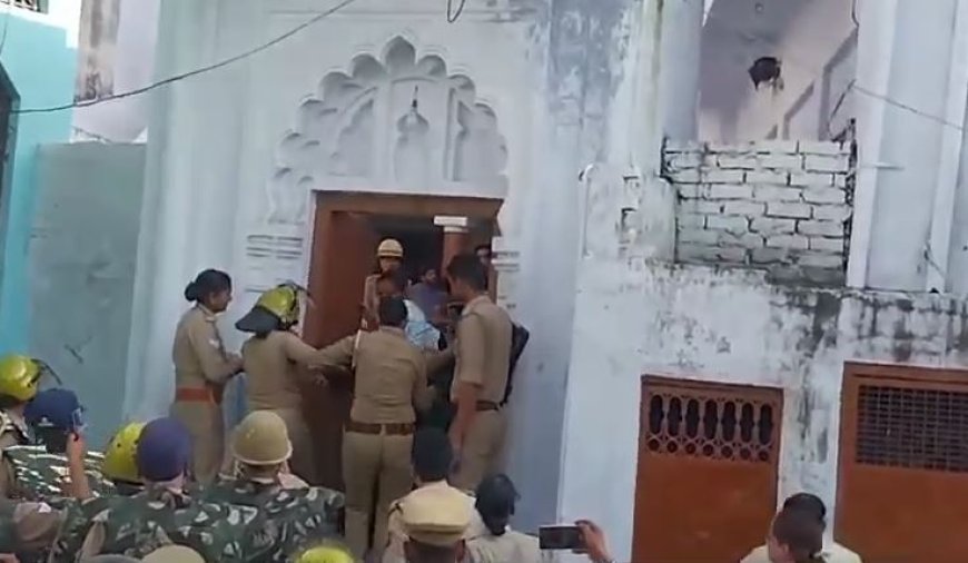 सम्भल: प्रशासन ने मस्जिद को अवैध कब्जे से कराया मुक्त