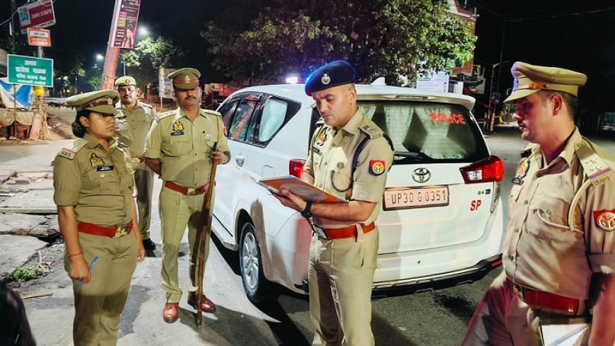 हरदोई आईएनए न्यूज़: एसपी ने बीती रात सांडी, बिलग्राम और मल्लावां में रात्रि गस्त और बैरियर ड्यूटी का किया निरीक्षण।