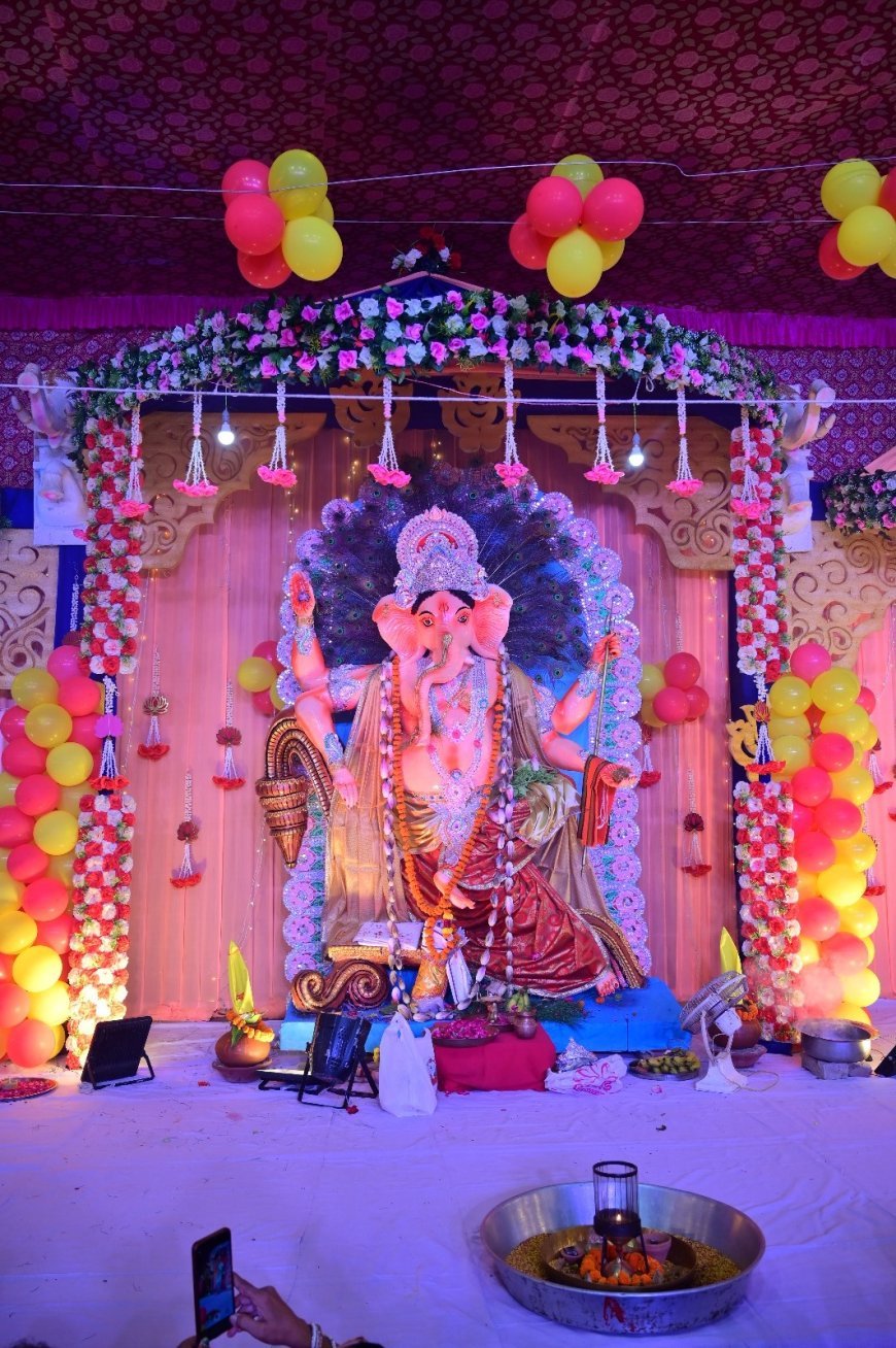 Hardoi: प्रथम पूज्य श्री गणेश का विधिपूर्वक पूजन संपन्न, 'रिद्धि-सिद्धि के दाता' के गूंजे बोल