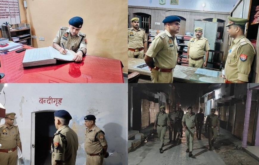 Hardoi News: एसपी नीरज कुमार जादौन द्वारा थाना बघौली का भ्रमण कर व्यवस्था को परखा, दिए आवश्यक दिशा-निर्देश। 