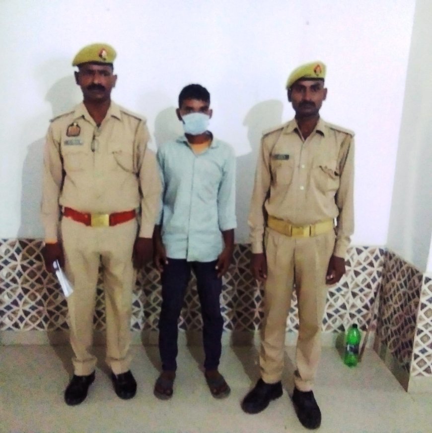 Hardoi: अवैध तमंचे के साथ पुलिस ने पकड़ा