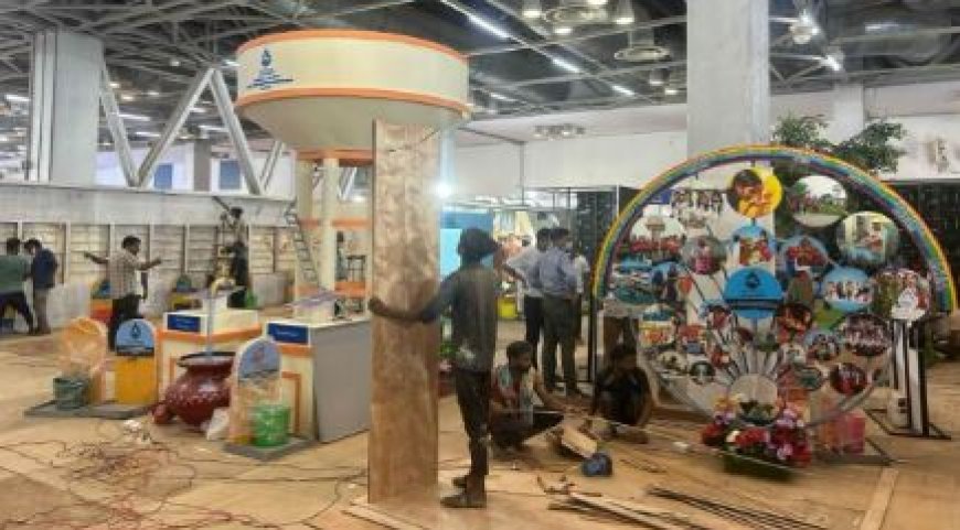 यूपी इंटरनेशनल ट्रेड शो में बज रहा यूपी के जल जीवन मिशन का डंका
