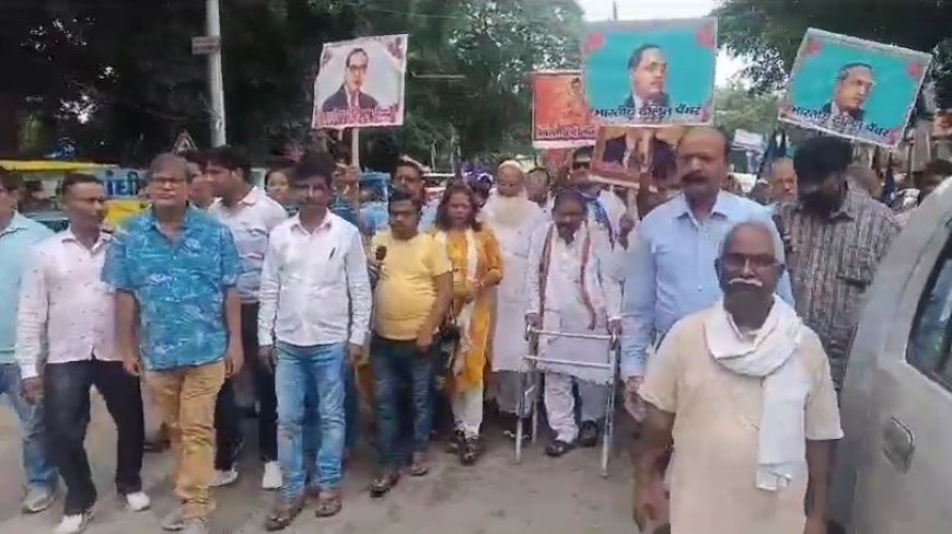 Kanpur: डॉ अम्बेडकर धम्म चेतना वाहन जुलूस  रैली का आयोजन