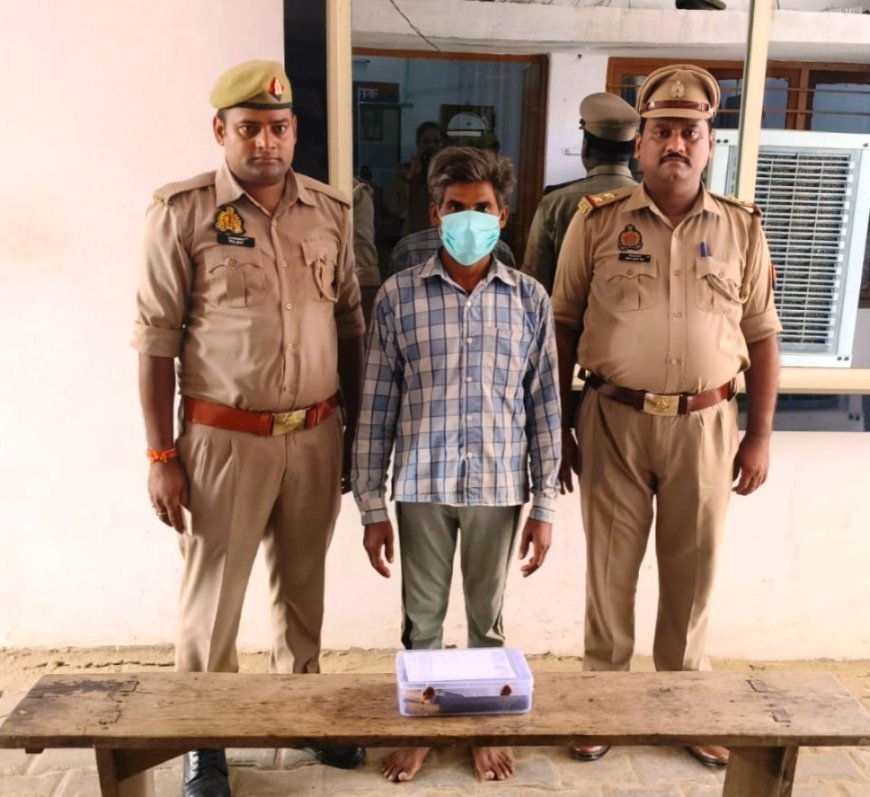 Hardoi: मारपीट व फायर करने के मामले में गिरफ्तार