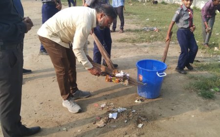 Hardoi: राष्ट्रपिता महात्मा गांधी के जन्मदिवस को धूम धाम से मनाया