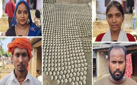 Ayodhya News: अयोध्या के कुम्हारों के जीवन में 'दीप' जला रही योगी सरकार- कभी कमाते थे 20 से 25 हजार, अब दीपोत्सव में ही बन जाते हैं लखपति। 