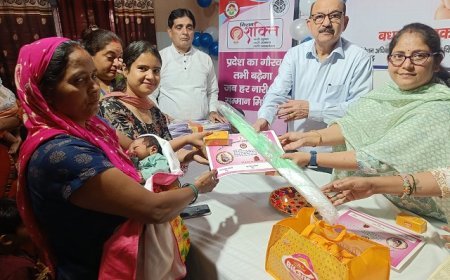 Hapur News: बेटी बचाओ बेटी पढाओ योजनान्तगर्त 25 नवजात कन्याओ का मनाया जन्मोत्सव।  